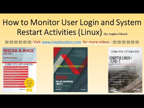 How to Monitor User Login and System Restart Activities