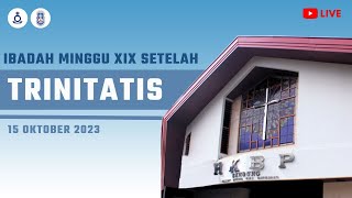 [LIVE] IBADAH MINGGU XIX SETELAH TRINITATIS - HKBP BANDUNG