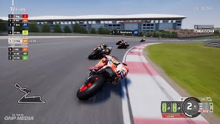 MotoGP 23 - Marc Marquez - 6 Laps - Buddh International Circuit - Fuel Management - Gameplay