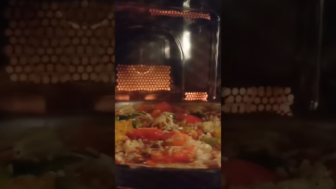 Pizza In LG convection Microwave Oven/Homemade/ Anniversary Special 