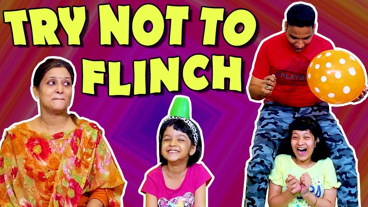 NO FLINCH CHALLENGE Family Challenge Cute Sisters YouTube
