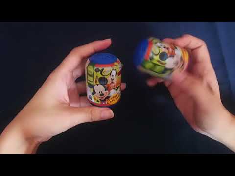 [ASMR] Whispering Disney Surprise Cookie Unboxing (Chewing Sounds)