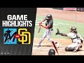 Marlins vs padres game highlights 52924  mlb highlights