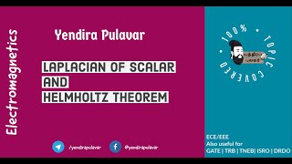 #emf Laplacian of Scalar | Helmholtz's Theorem | Electromagnetic Field Theory