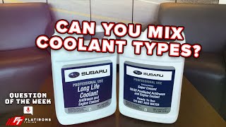 What's the difference between Green and Blue Subaru Coolant?