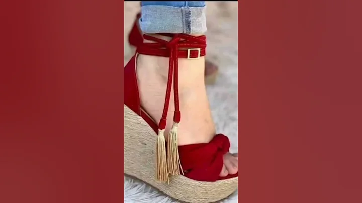 Wedges shoes design 2023 #youtube #shorts #sandals