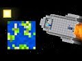 HOW TO BUILD A WORKING SPACESHIP IN MINECRAFT!!