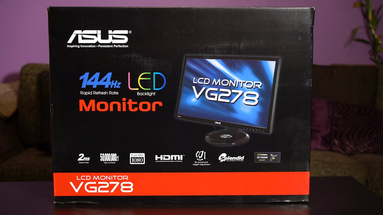 Asus VG278HE Review - YouTube