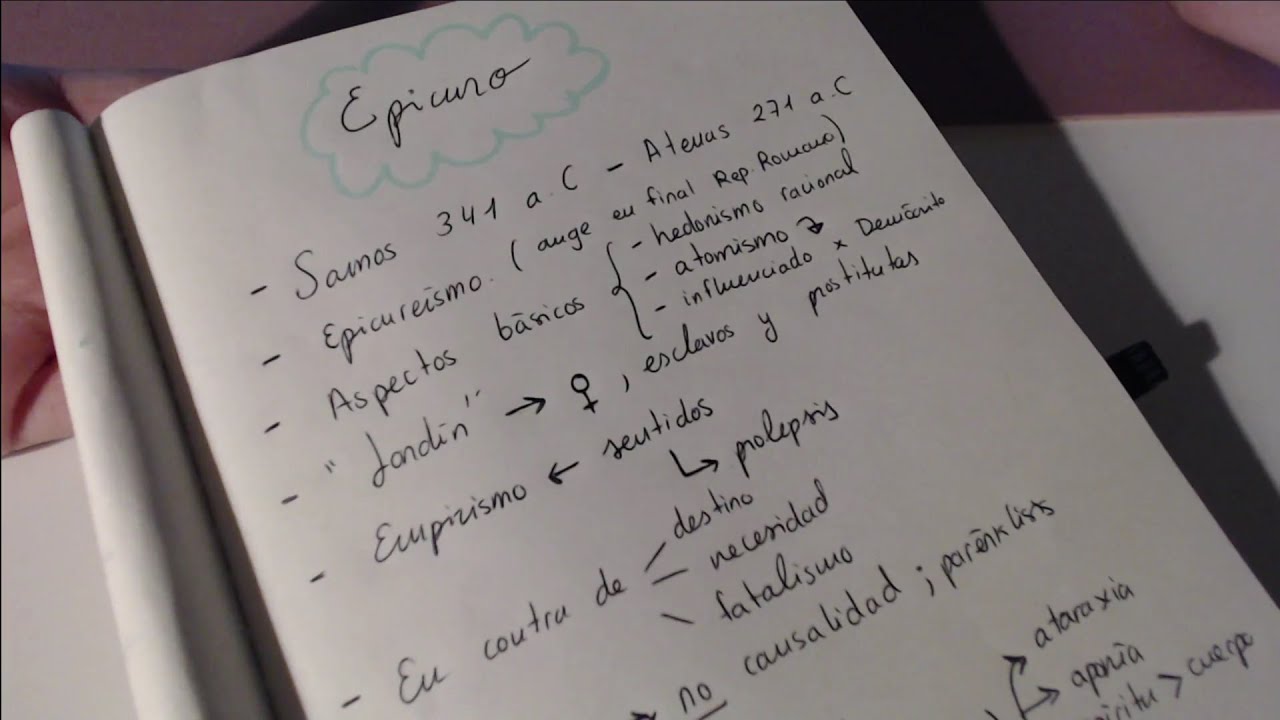 ASMR. FILOSOFÍA para dormir: EPICURO (soft spoken)