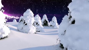 4015  - Christmas Winter snow new year holidays Logo reveal animation intro