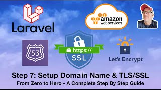 Step 7 - Setup Your Domain Name by Configuring DNS and Installing TLS/SSL Certs #aws #laravel