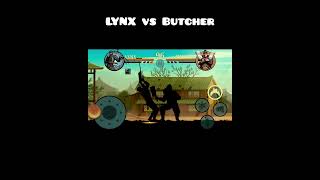 Shadow Fight 2 | Lynx vs Butcher #shorts