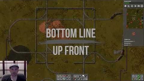 Factorio - Efficient Train Traffic Circle, Rail Roundabout