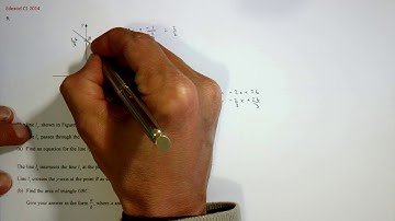 Edexcel C1 May 2014 Q9 Coordinate Geometry