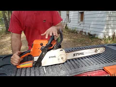 Video: Kuv tus Stihl chainsaw coj li cas?
