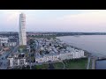 Malmö Stad - Aerial Drone Views of Malmo City Sweden