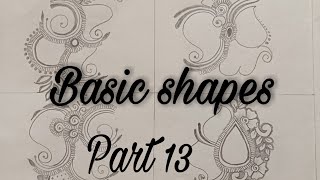 Mehndi Basic Shapes For Beginners | Starting Elements For Arabic Mehndi Design | Latest Shapes 2021