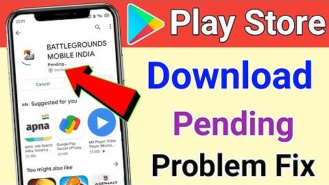 Play Store Apps Download Pending Problem Solved 100% Working Trick !! Fix Download Pending Problem