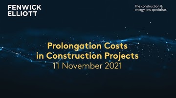 Prolongation Costs in Construction Projects