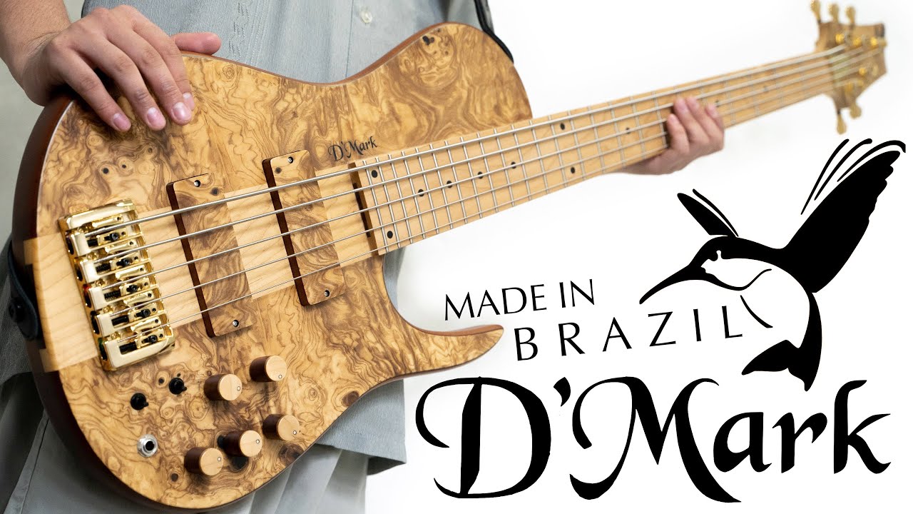 木材大国ブラジルのハイエンドベースブランドがすごい【D'mark Guitars