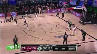 Jayson Tatum misses the game winning shot | Celtics vs Heat