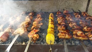 խոզի մսով եւ հավի մսով խորոված՝հյութեղ խորոված ստանալու գաղտնիքը|Армянский хоровац|Armenian barbecue