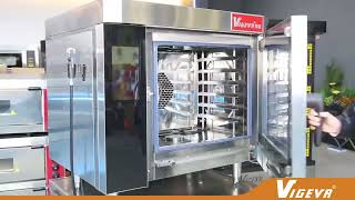 Vigevr 6 trays Electric Universal Steam Combi Oven