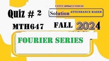 mth647 quiz 2 solution fall 2024|mth 647 quiz 2 solution fall 2024