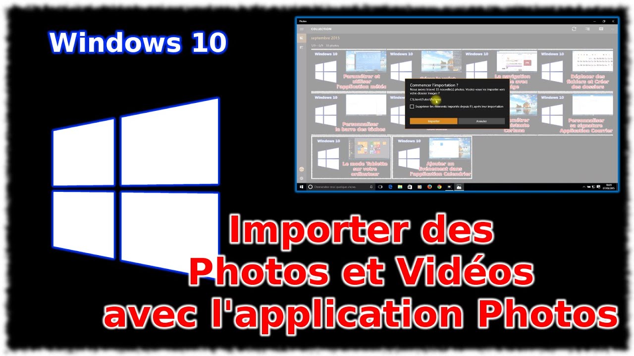 application pour importer des photos application pour transférer des