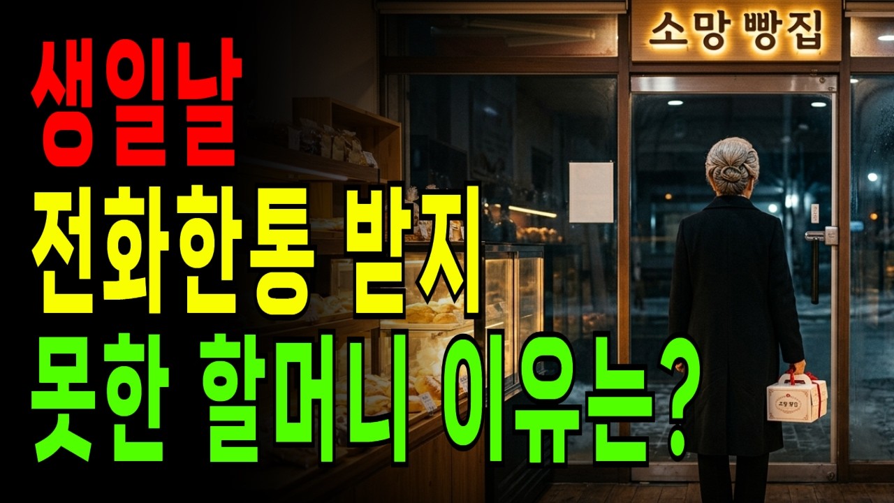 생일에 전화 한 통 못 받는 부모님의 하루 | 끝까지 보시면 마음이 달라집니