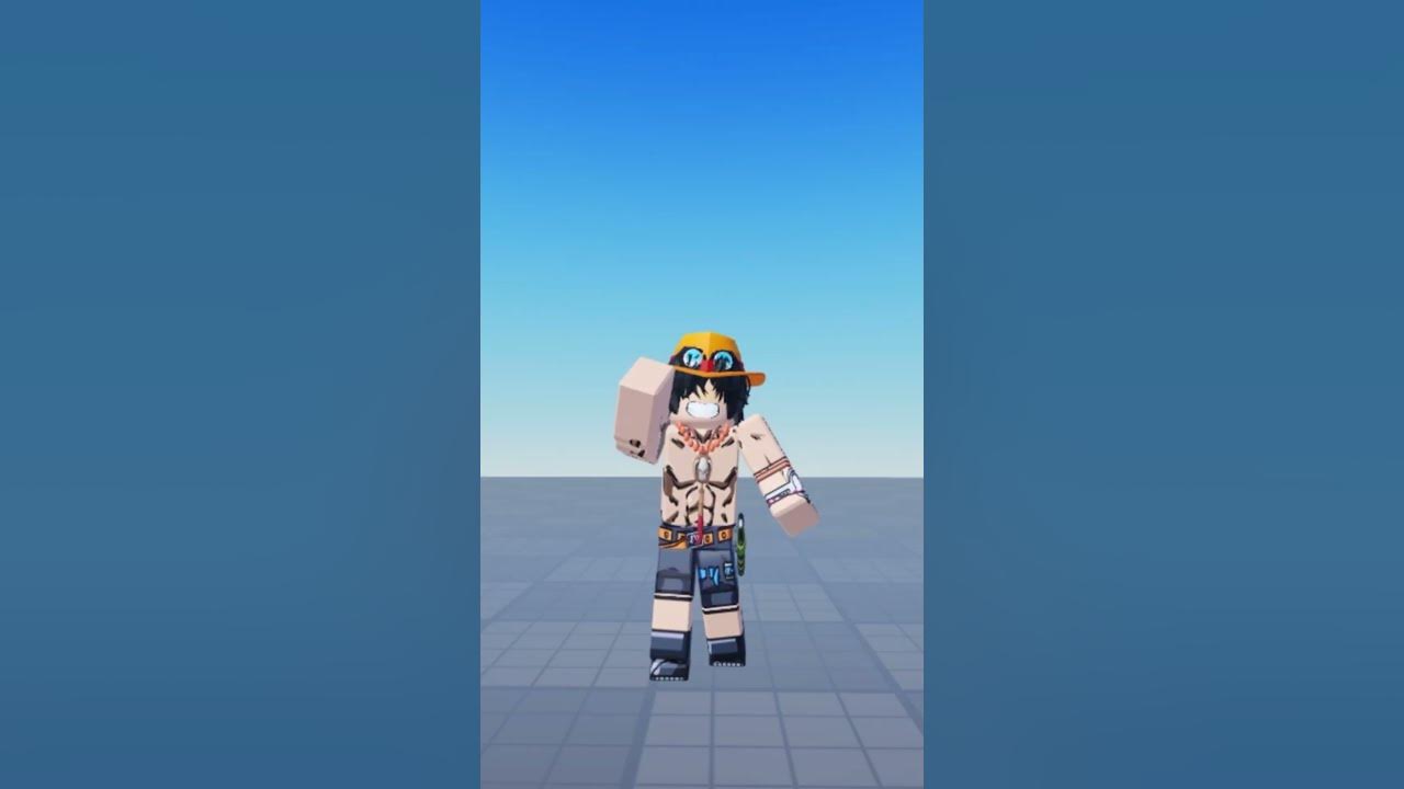 How to make Portgas D. Ace avatar in Roblox┃ONE PIECE 