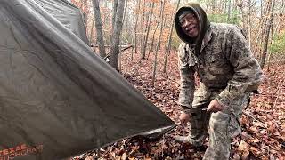 OVER NIGHT IN THE BUSH #bushcrafters #survivalist #wilderness