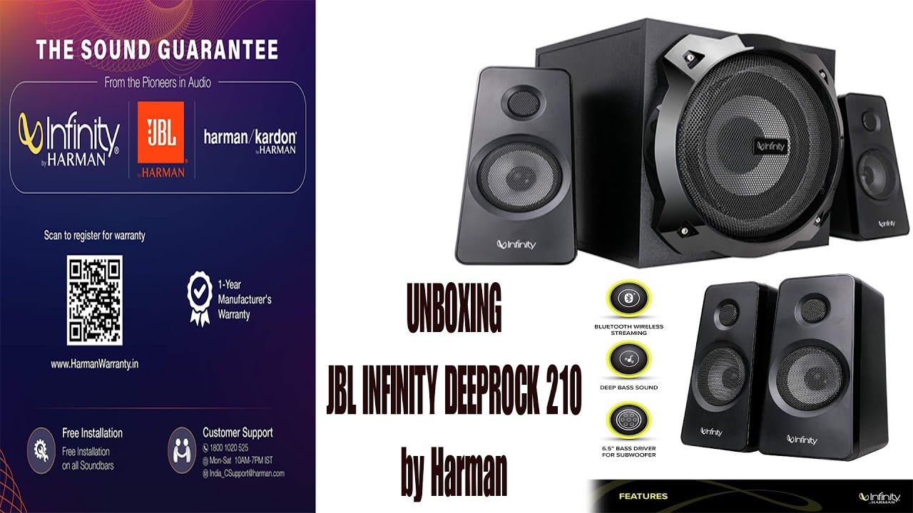 infinity 2.1 speaker system