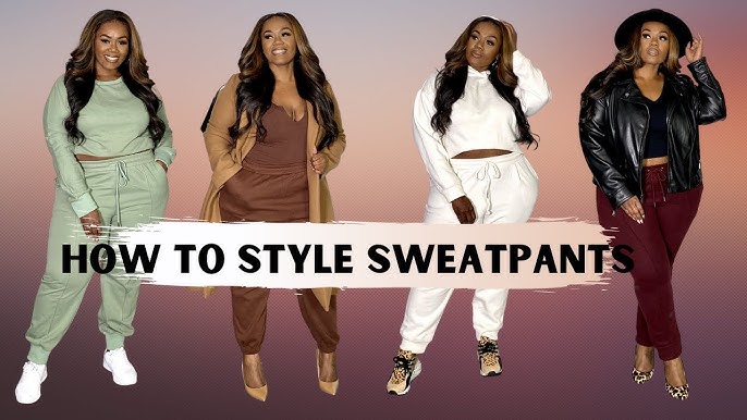 How To Style Sweatpants Plus Size Edition