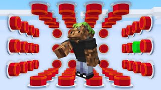 Minecraft ama 100 GİZEMLİ BUTON VAR