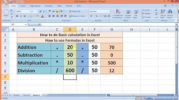 Microsoft Excel Tutorial for Beginners in Urdu/Hindi. Excel Basic Formulas/Functions