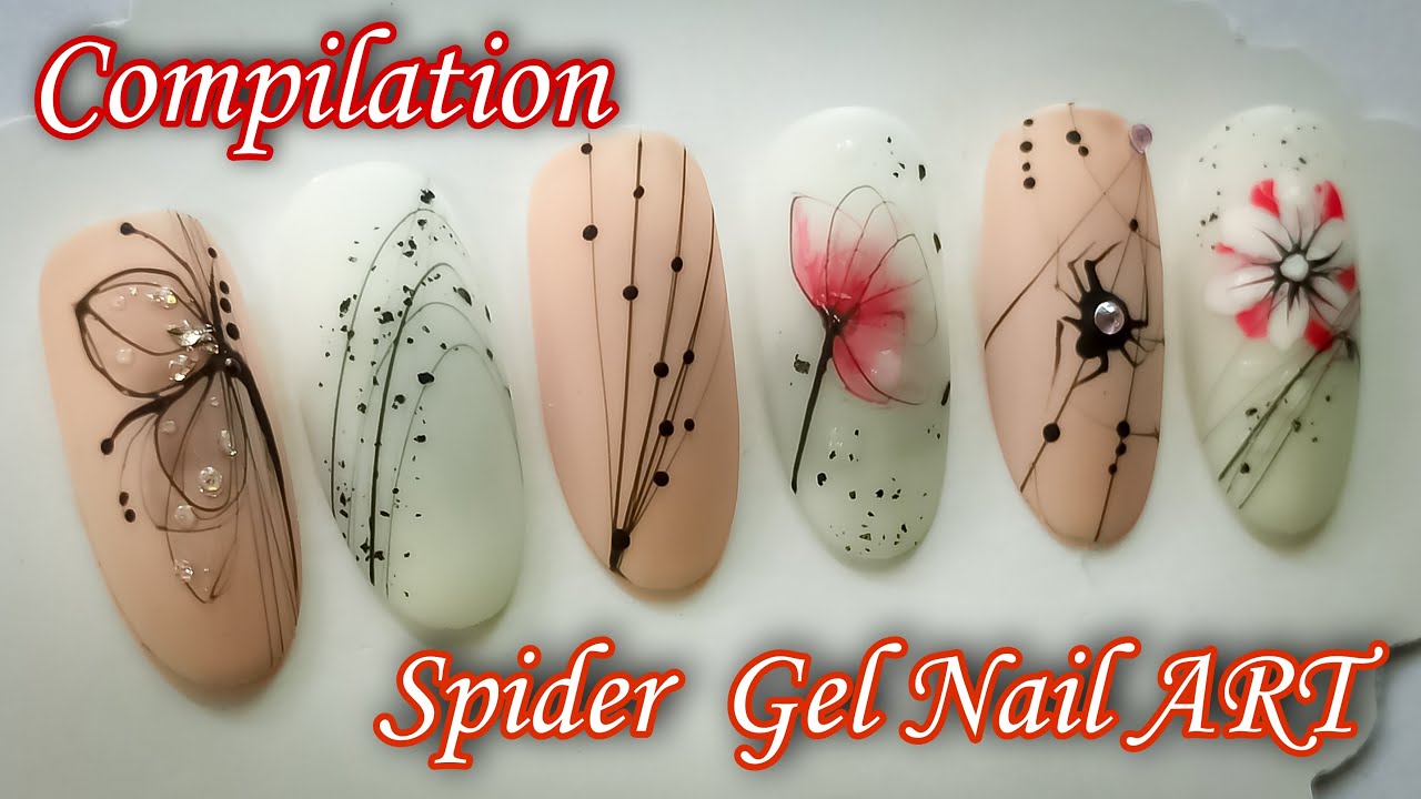 Spider Gel Nail ART//Best Compilation Of Nail Design Ideas Spider Gel
