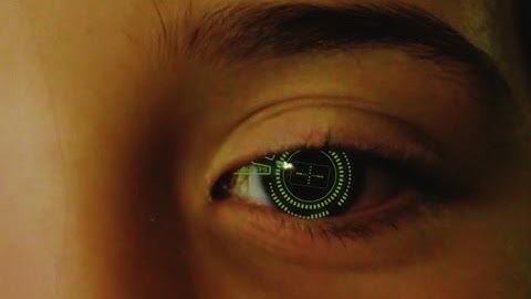 after effect and 3dsmax tutorial: futuristic eyes HUD preview
