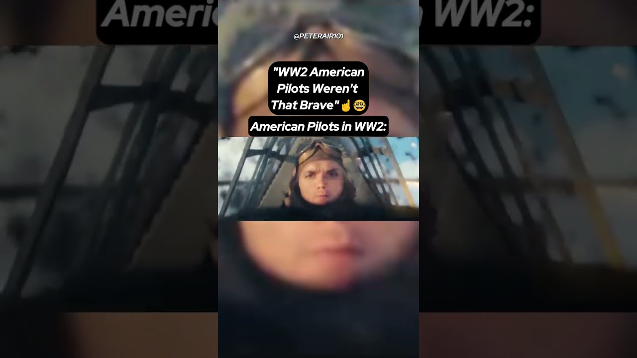  WW2 American Pilots Weren T That Brave Educational Entertainment Purposes Only Airplane