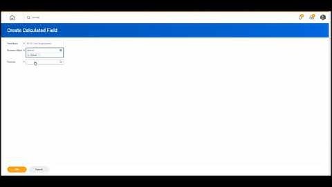 Workday Calculated Field: Text Constant