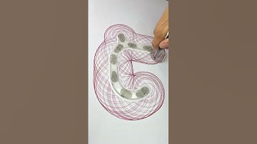 The Beauty of ASMR Spirograph | A Satisfying Experience #art #asmr #shorts #spirograph #2025 #usa