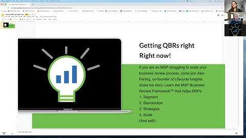 Getting QBRs right right now!