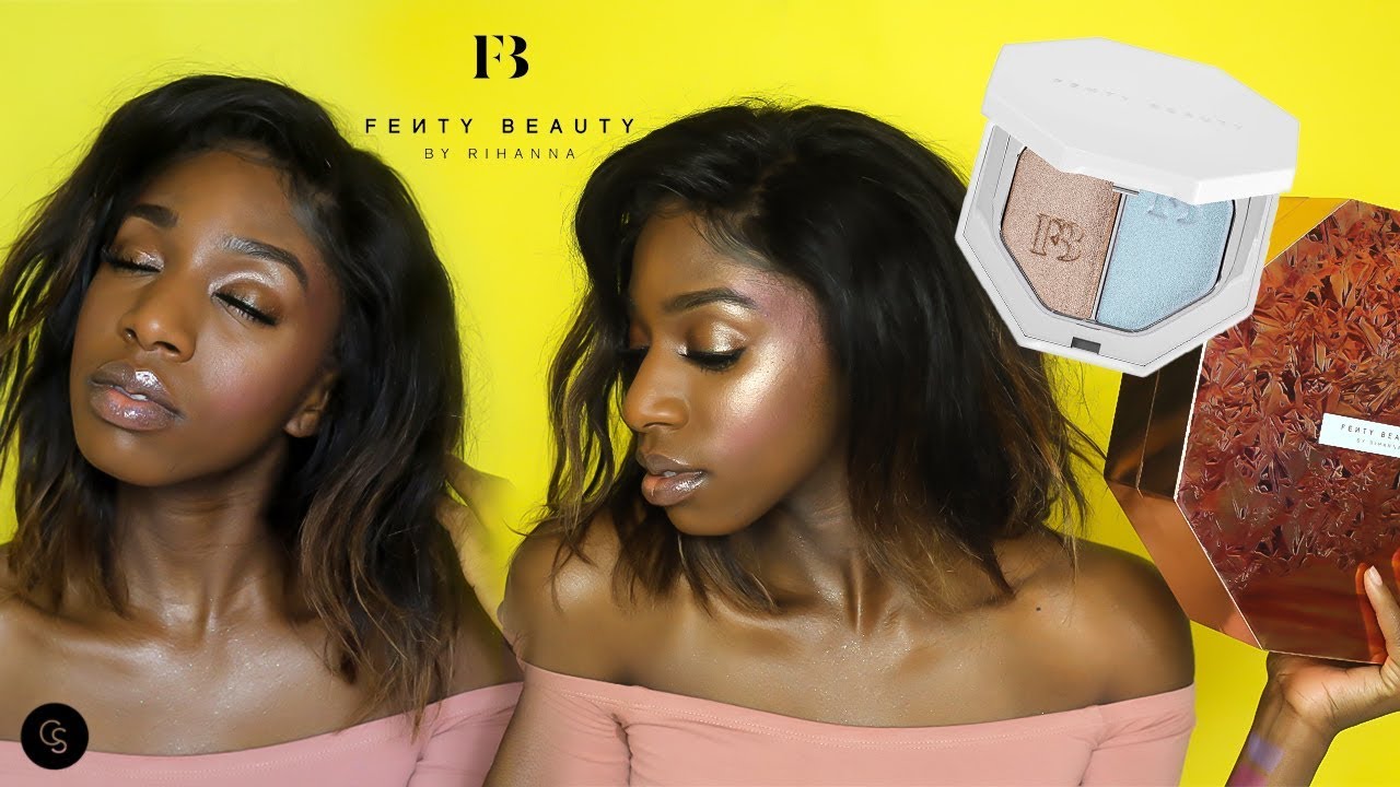 NEW FENTY BEAUTY BEACH PLEASE! COLLECTION FIRST IMPRESSIONS/DEMO