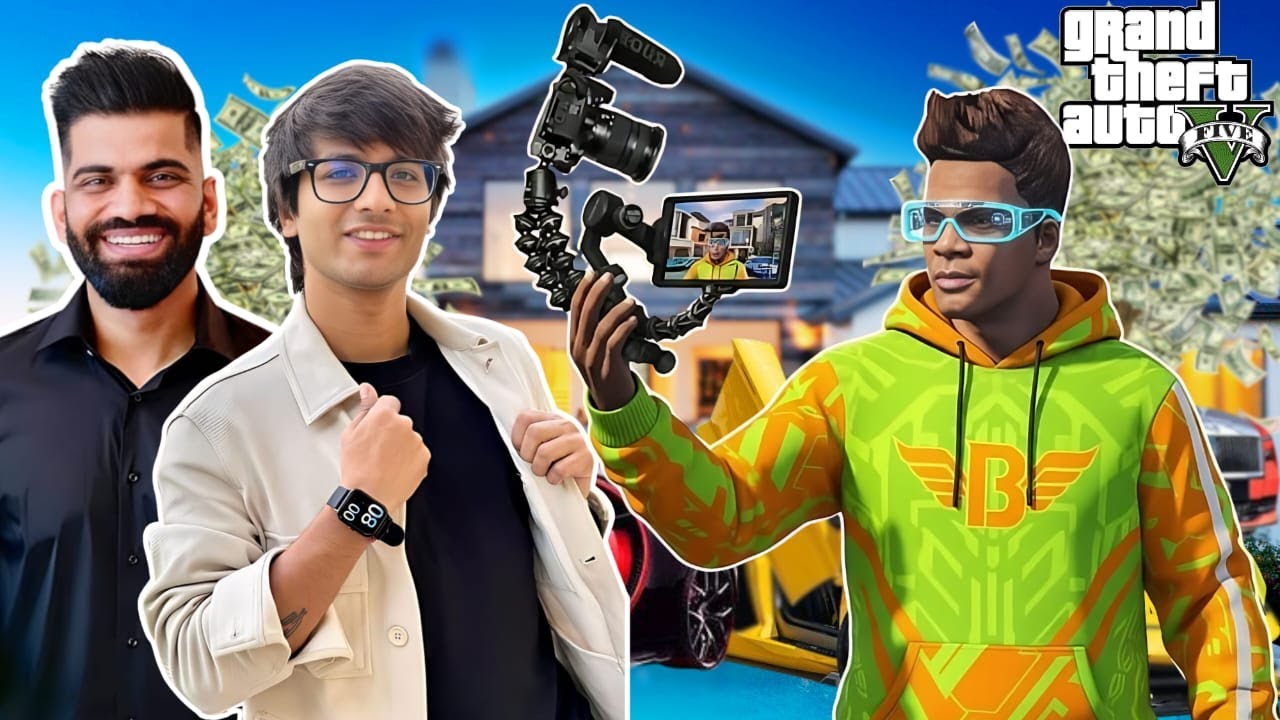 Sourav Joshi and TECHNICAL Guruji Go Crazy in GTA5! - YouTube
