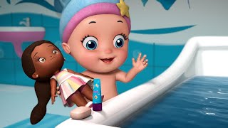 Giving a Bath to a Doll - Bath Song | Kids Rhymes and Baby Songs | Infobells