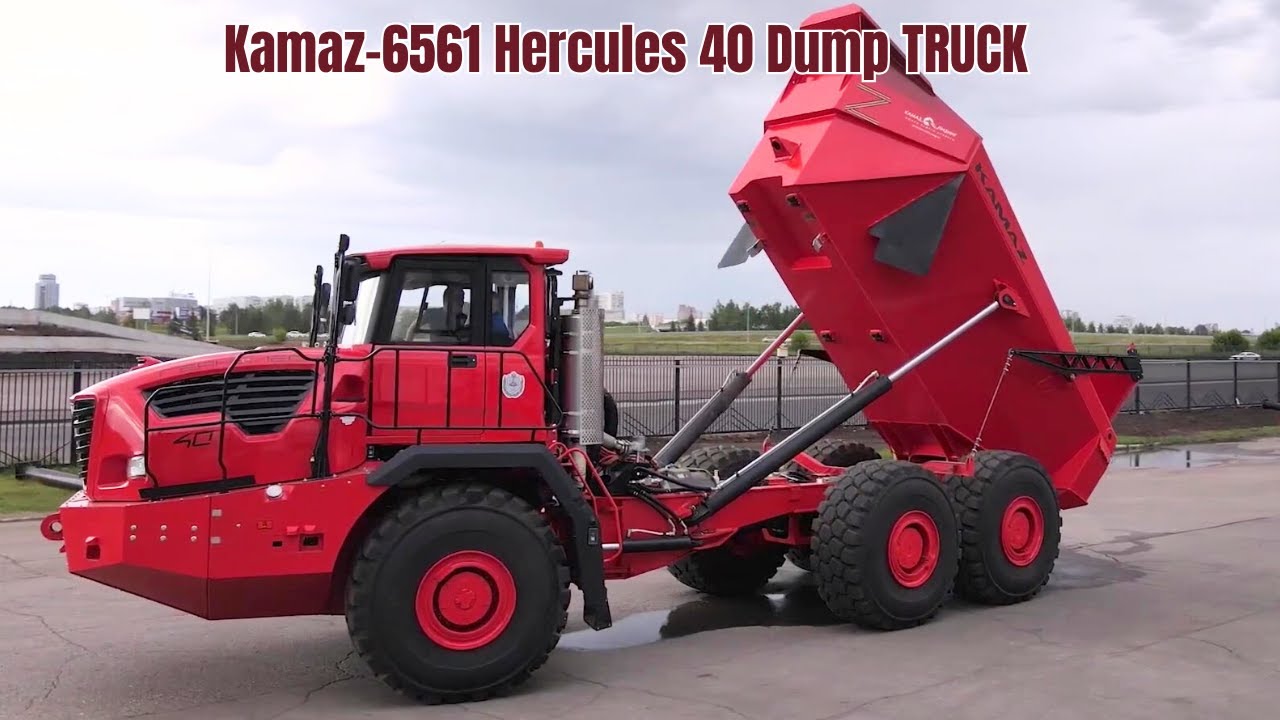 Load Capacity is 40 Tons | 6×6 Wheel | Kamaz-6561 Hercules 40 Dump