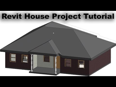 revit-house-project-tutorial-for-beginners-2d-house-plan-and-3d-house-model