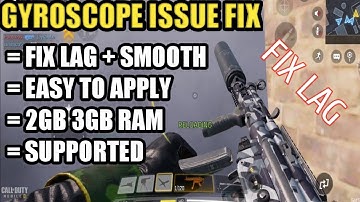 FIX LAG 2GB 3GB RAM CODM | FIX GYROSCOPE DELAY CODM