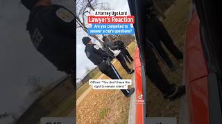 Police Officer Tells Driver He Does Not Have The Right To Remain Silent. Attorney Ugo Lord Reacts!￼