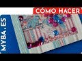 Cómo hacer: #Shaker Card fácil con papel scrap Stamperia. |Shaker card básico iniciación en español.